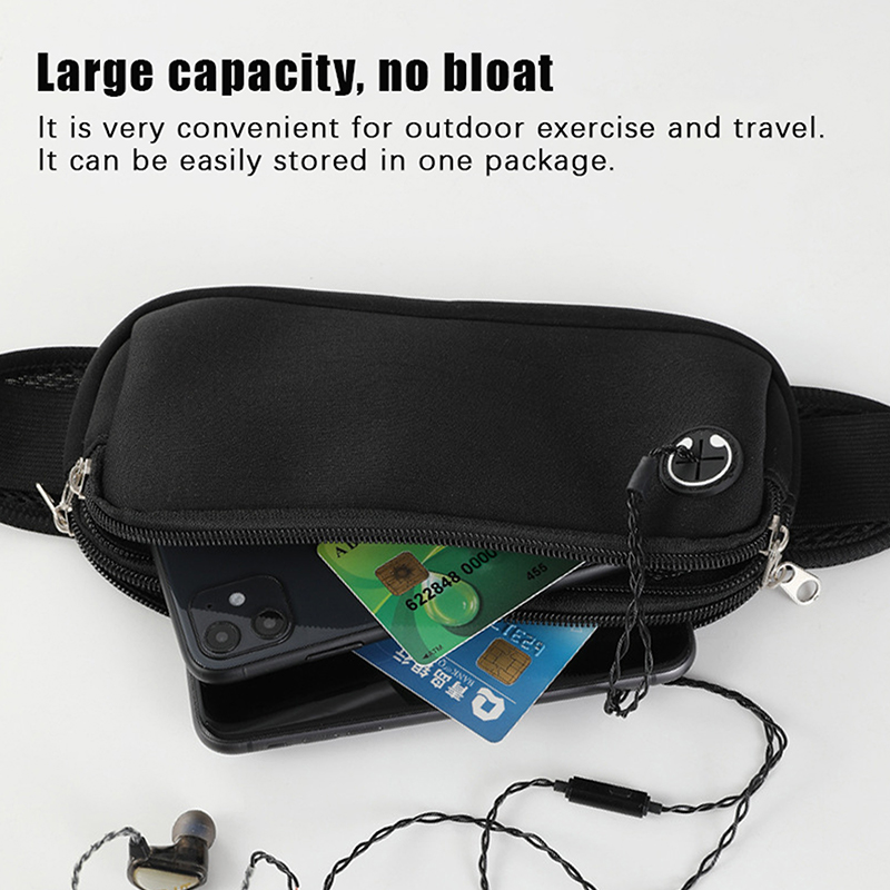 Running Gear Organizer - Marsupio per sport, corsa e telefoni