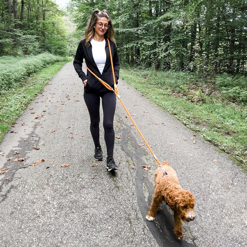 Running Gear Organizer - Guinzaglio per cani riflettente a mani