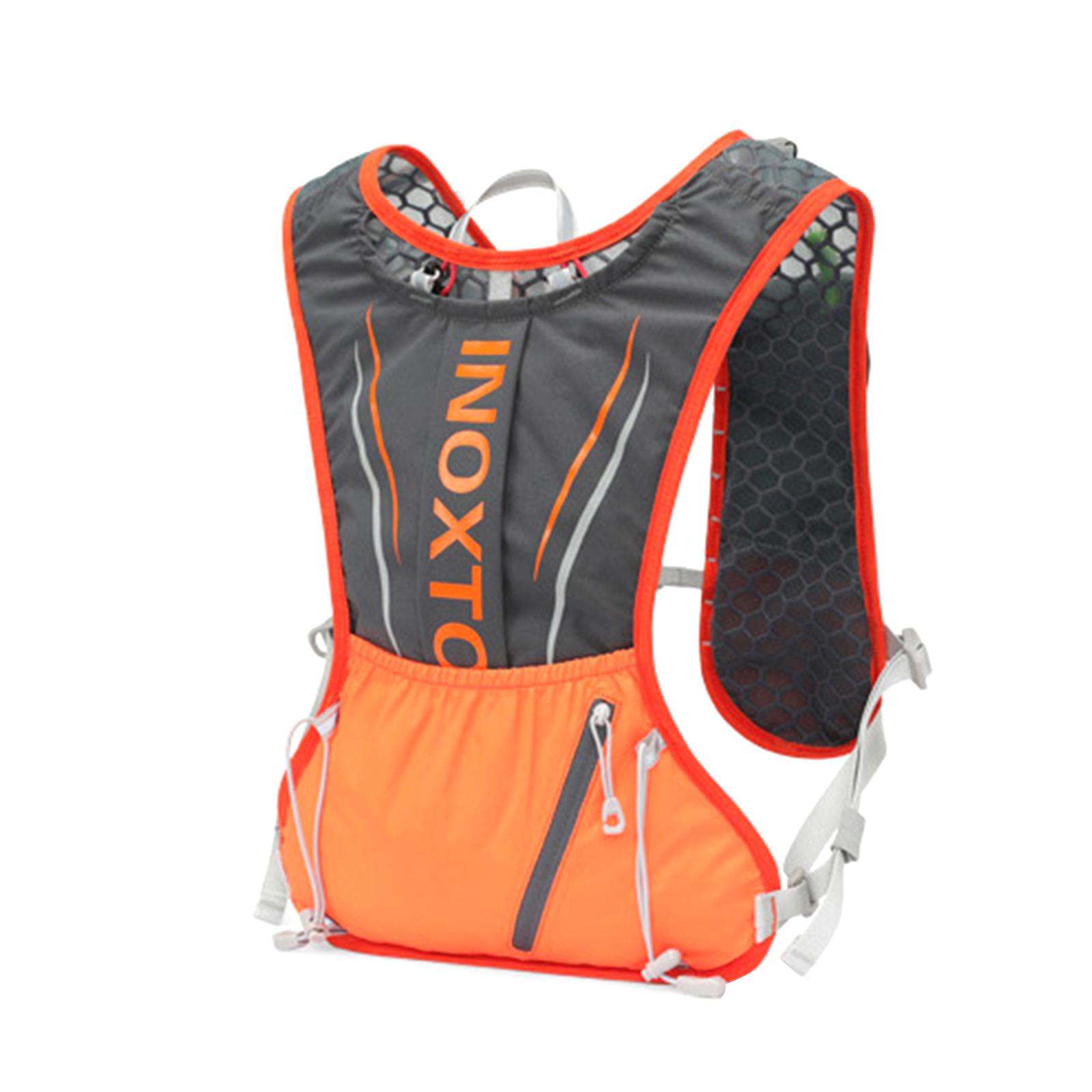 Running Gear Hydration - Gilet Multitasche Regolabile per Corsa, Escursionismo,
